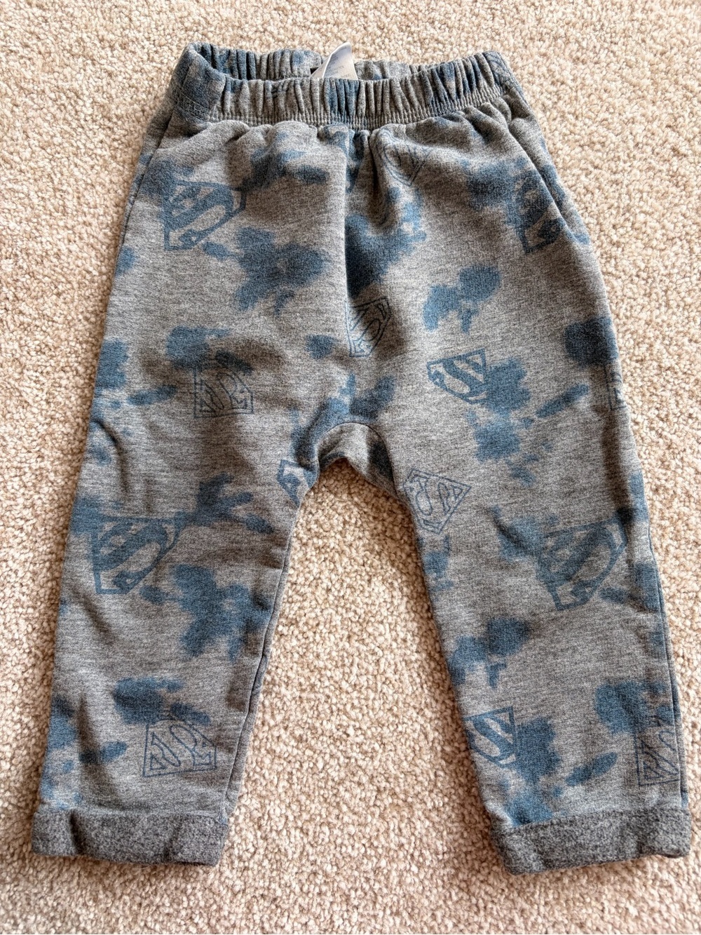 DC Comics Gray & Blue Superman Jogger Pants for Kids